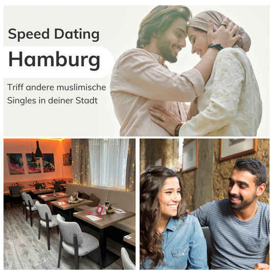 Muslimisches Speed Dating Hamburg 12.02.2026 |  Frauen: 25-45J. I Männer: 25-49J.