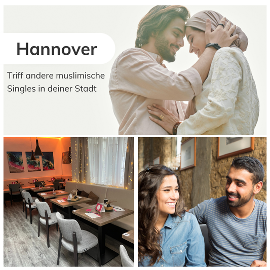 Muslimisches Speed Dating Hannover 02.04.2026 |  Frauen: 20-39J. I Männer: 25-45J.