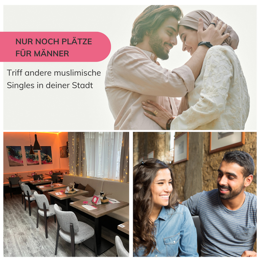 Muslimisches Speed Dating Frankfurt 21.11.2025 | Für Akademiker Singles (25-45 Jahre)